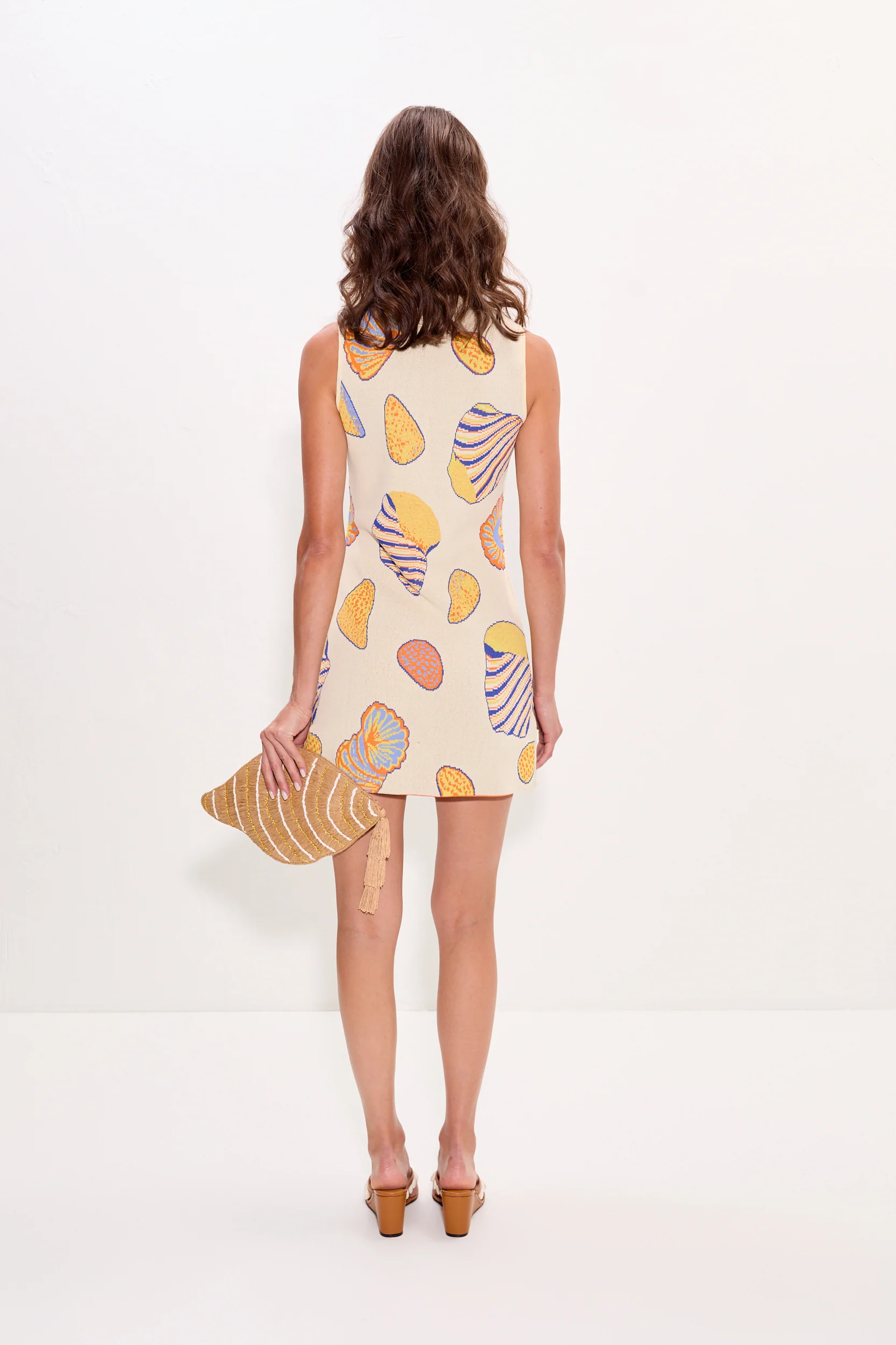 Axon Sleeveless Mini Dress in Vibrant Shell - Image 5