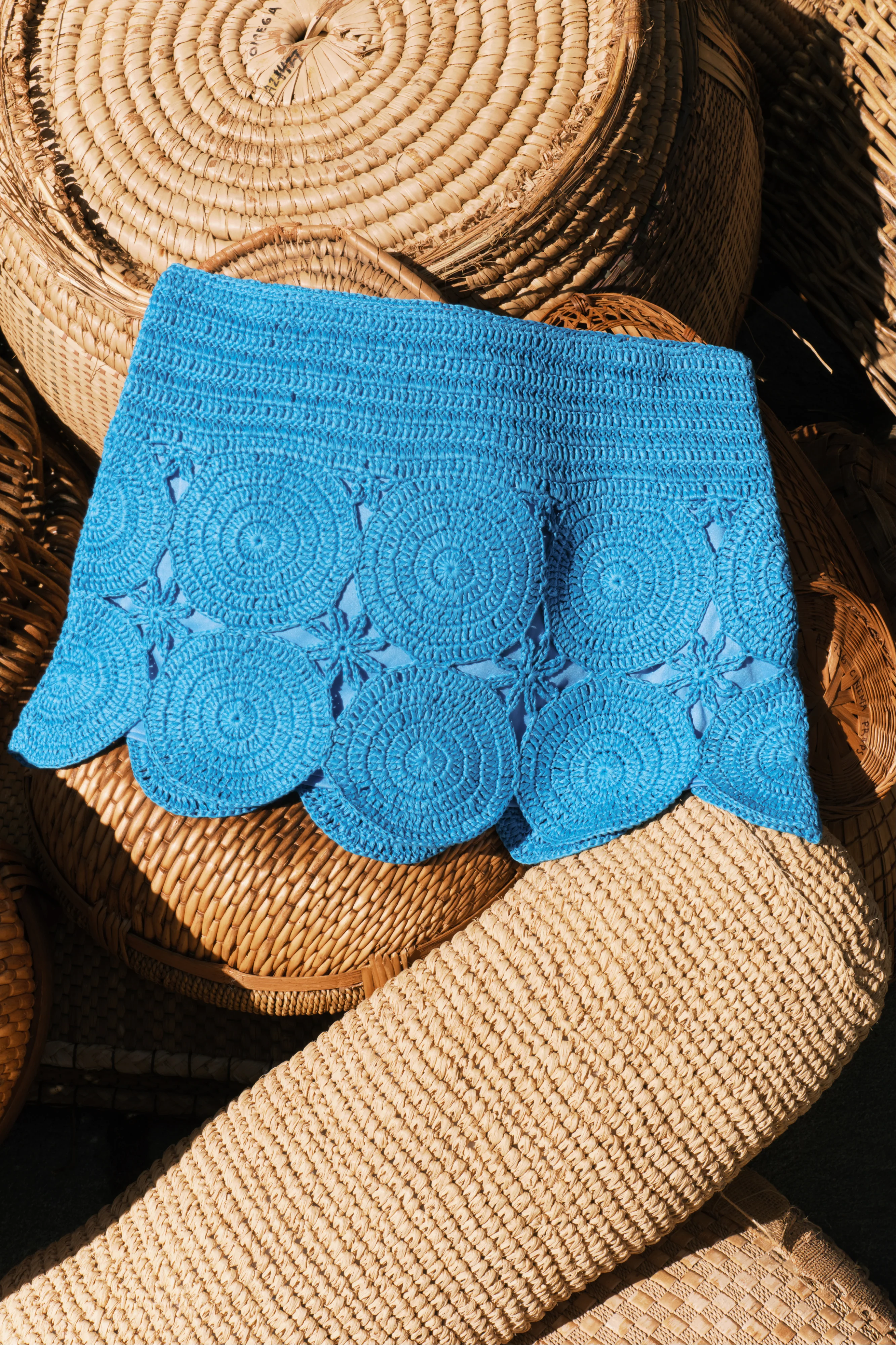 Beep Beep Mini Skirt In Adriatic Blue - Image 6