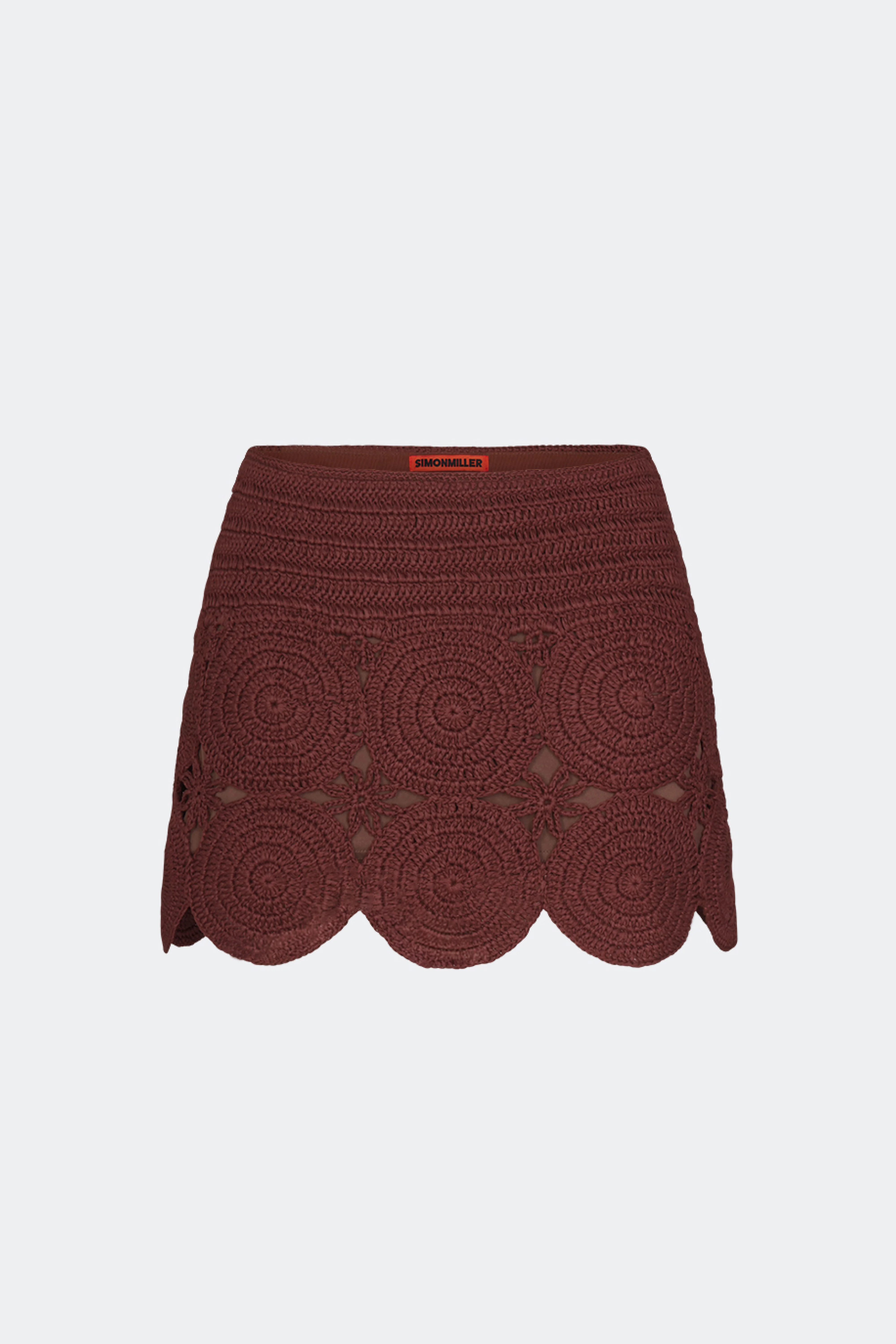 Beep Beep Mini Skirt In Choco Brown - Image 2
