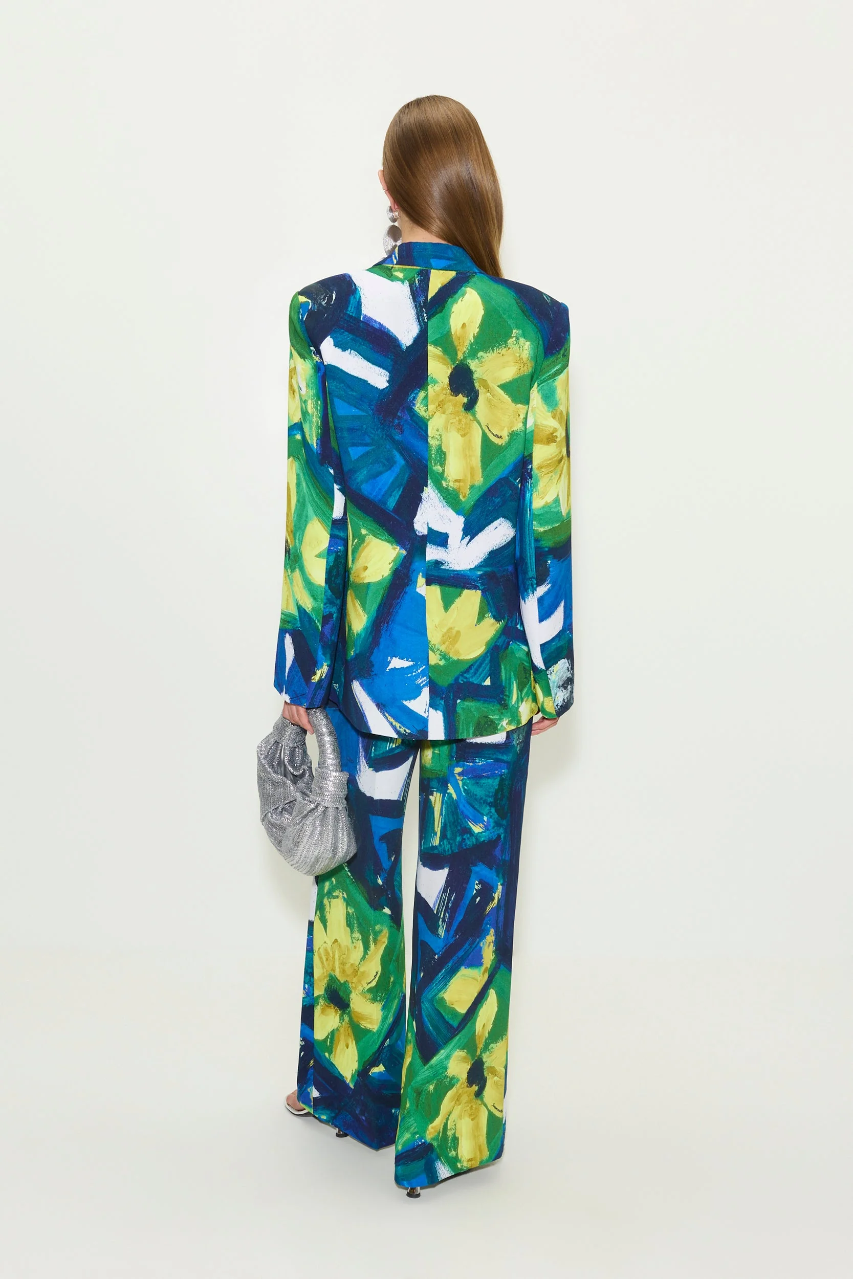 Bloo Crepe Pant in Large Abstract Floral - Image 3