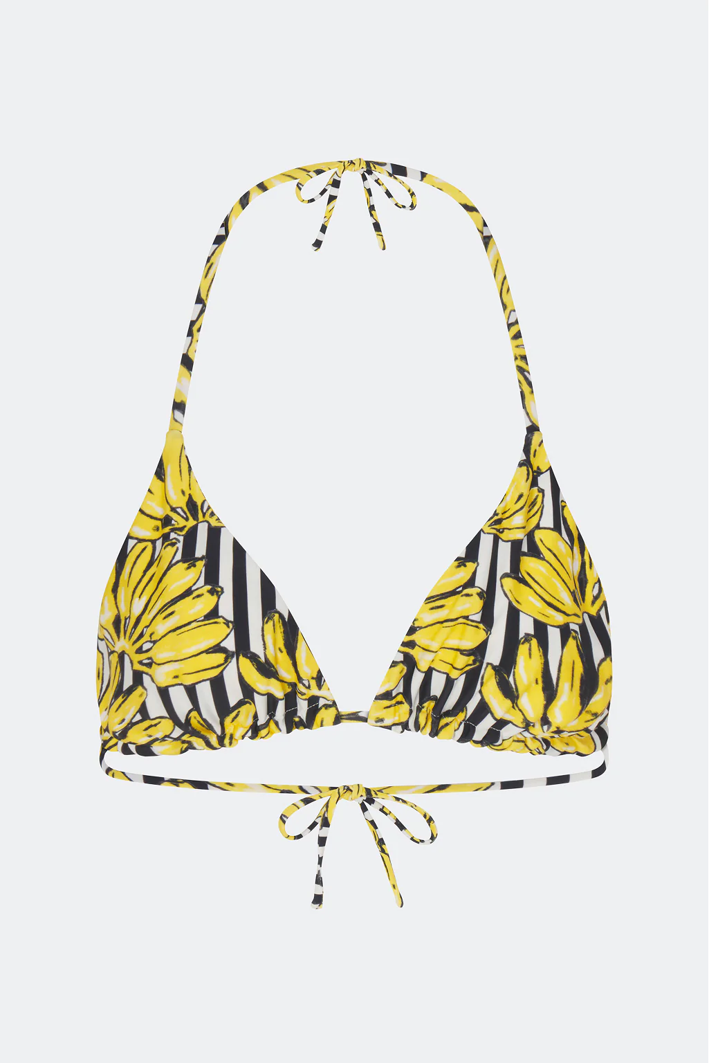 Bwai Bikini Top In Banana Stripe - Image 2