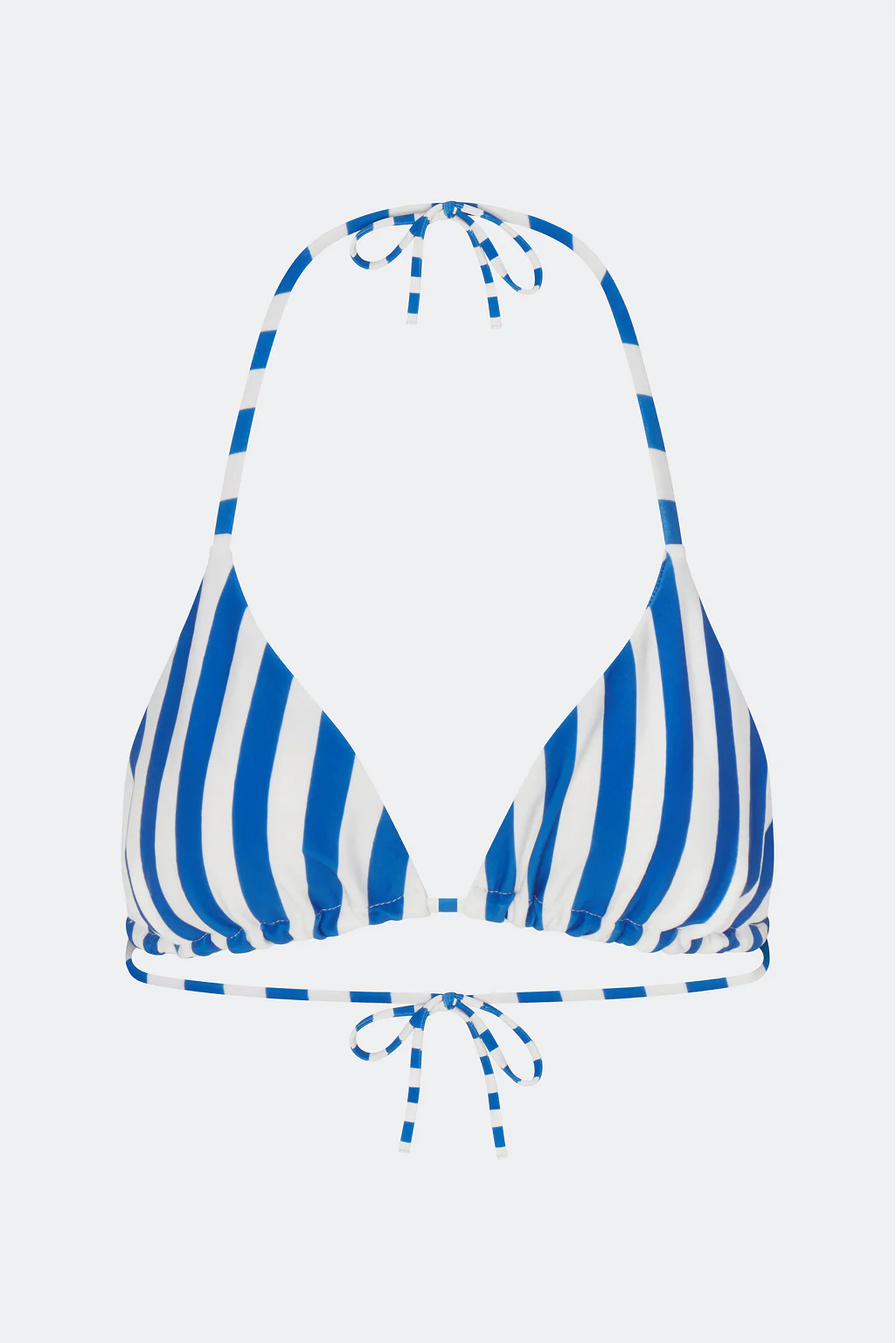 Bwai Bikini Top In Blue Stripe - Image 2