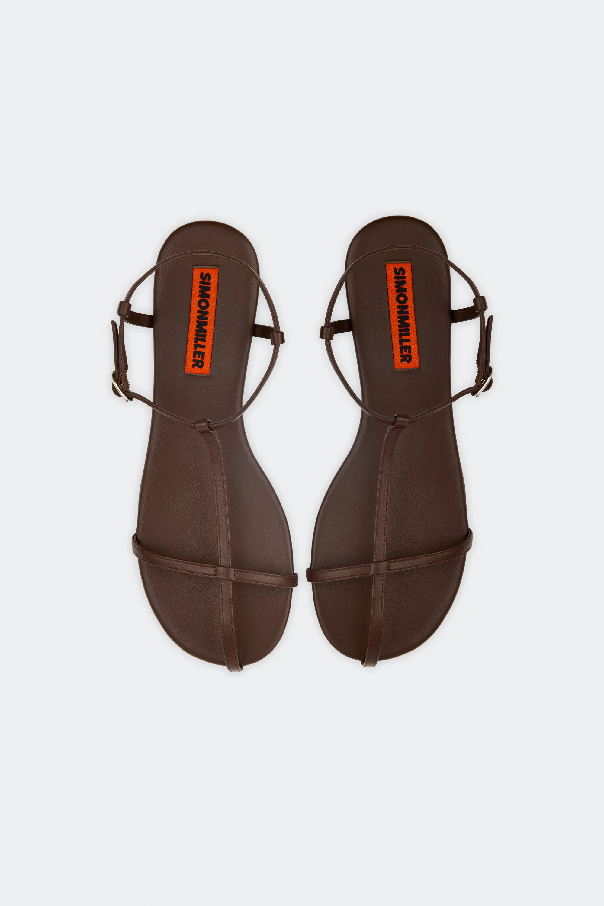 Cage Flat Sandal In Espresso - Image 2