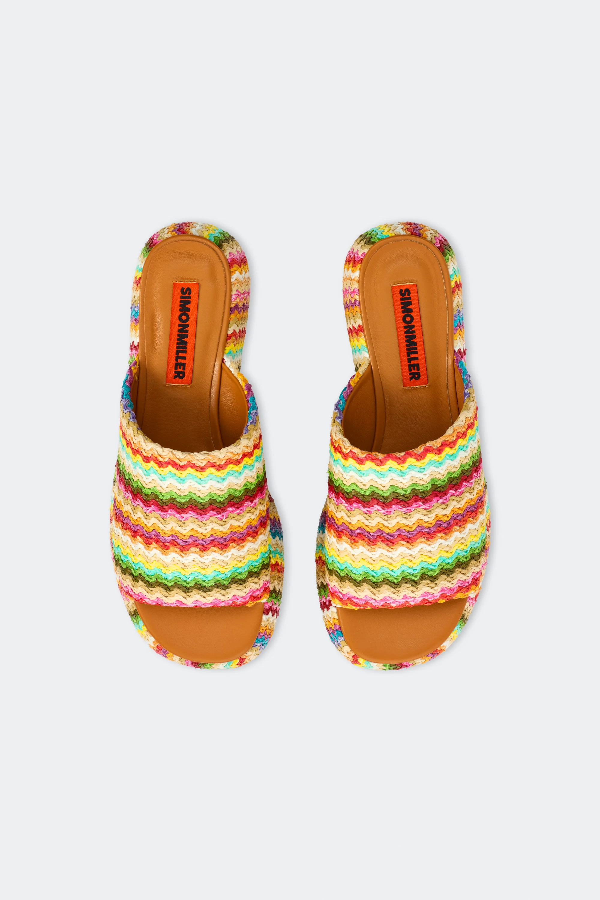 Raffia Cloudy Platform in Tropical Twist - Image 2