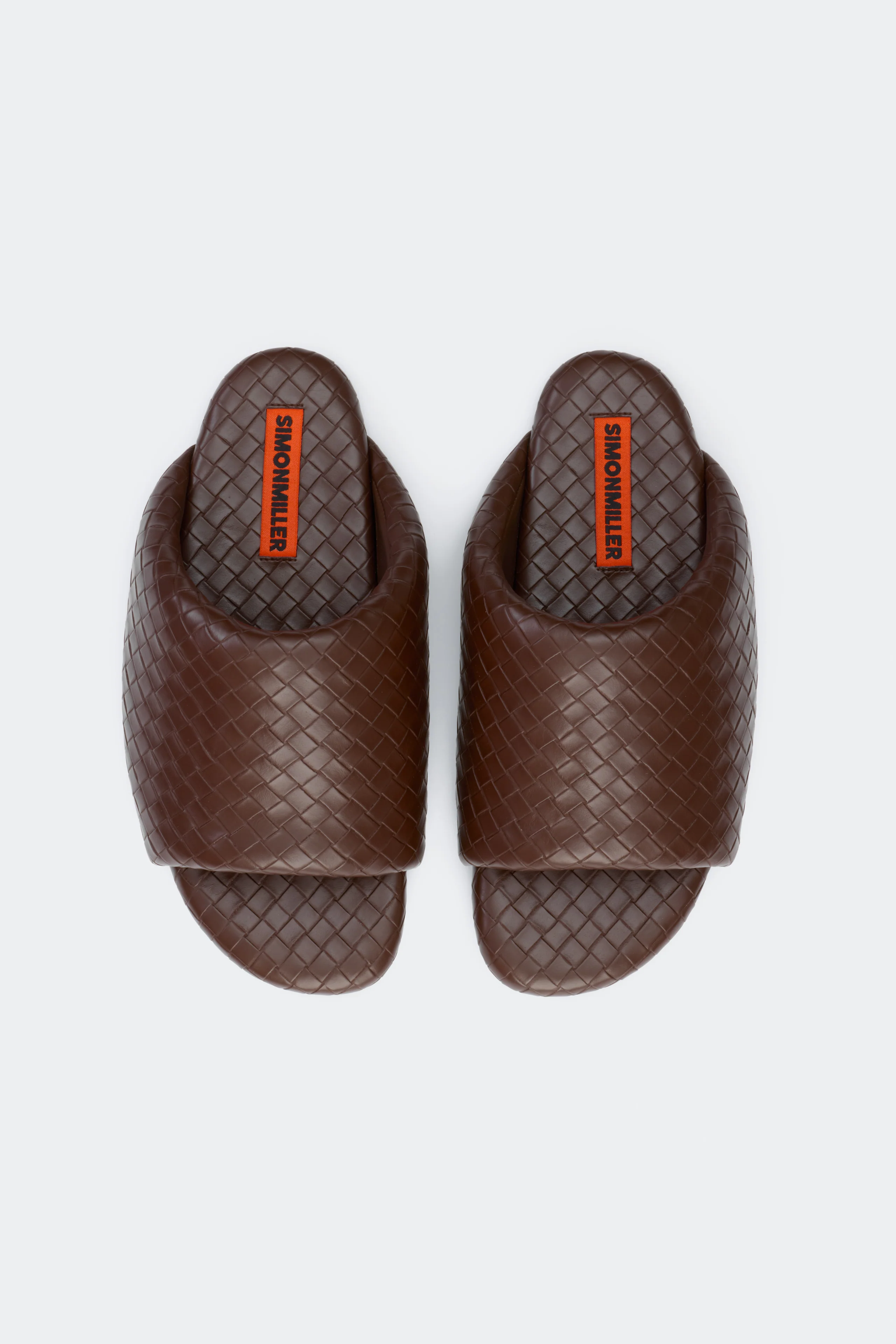 Woven Bubble Slide in Chocolate - Image 3