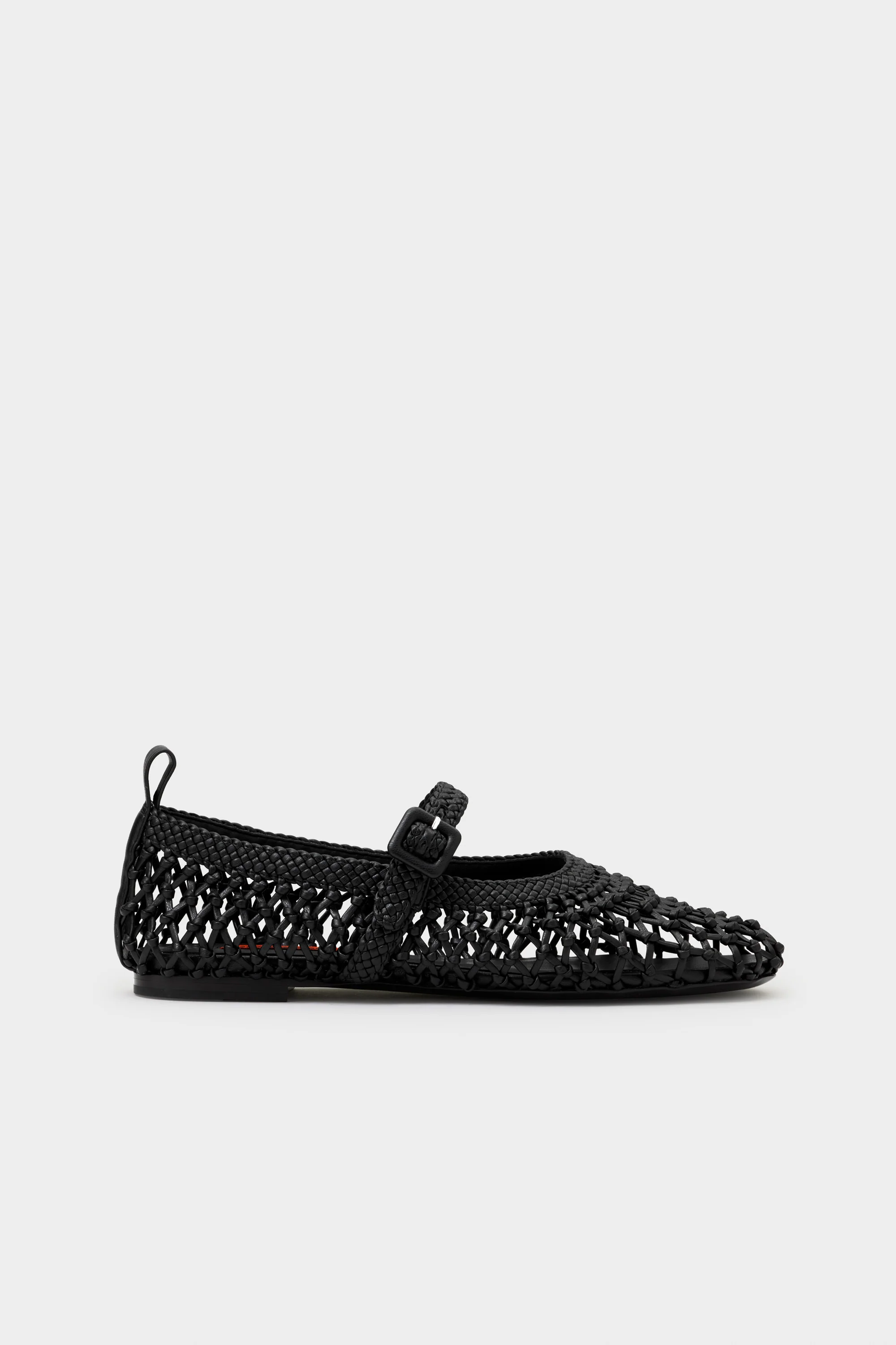 Knotted Riad Flat in Black