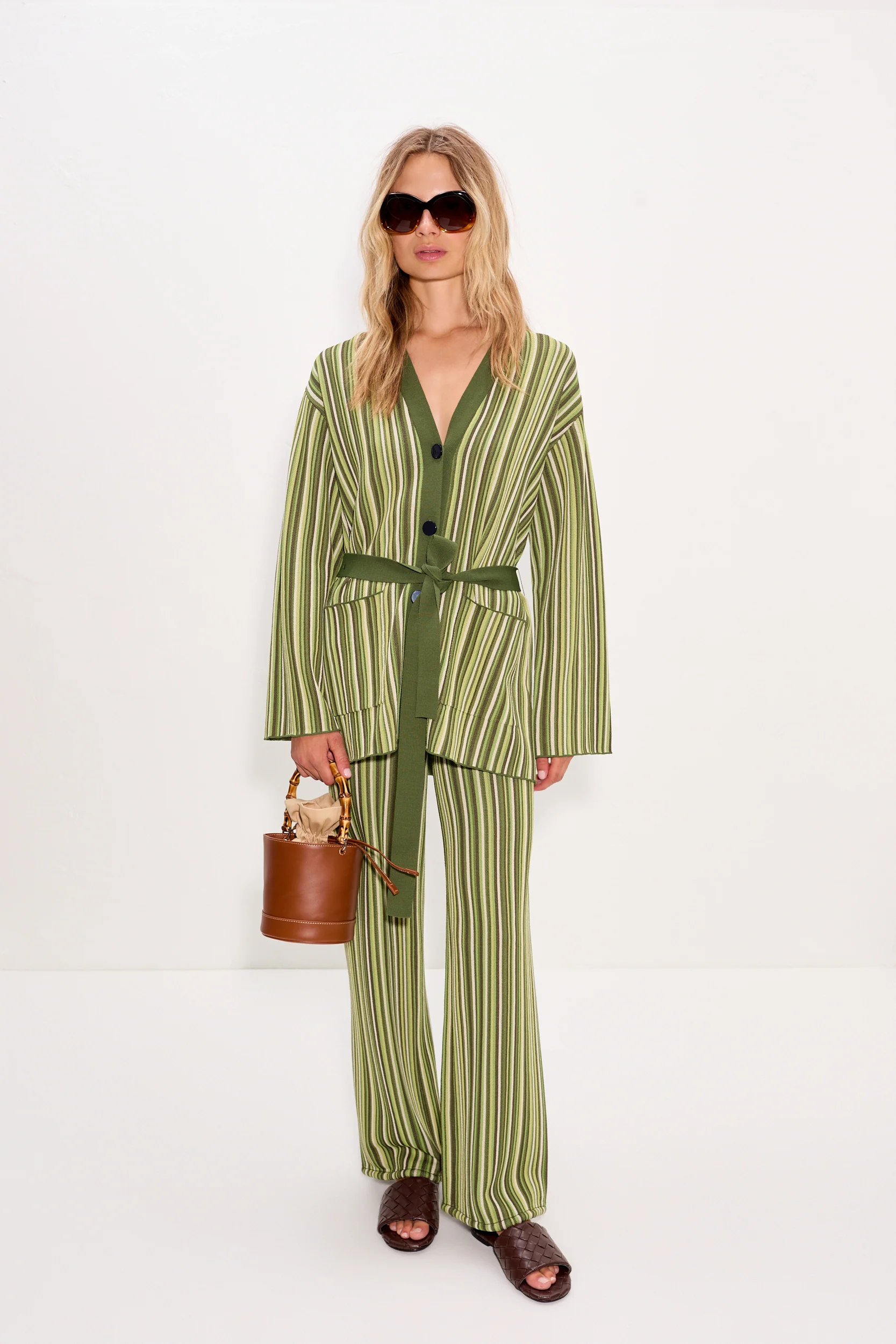Jabber Knit Pant In Landscape Multi Stripe - Image 2