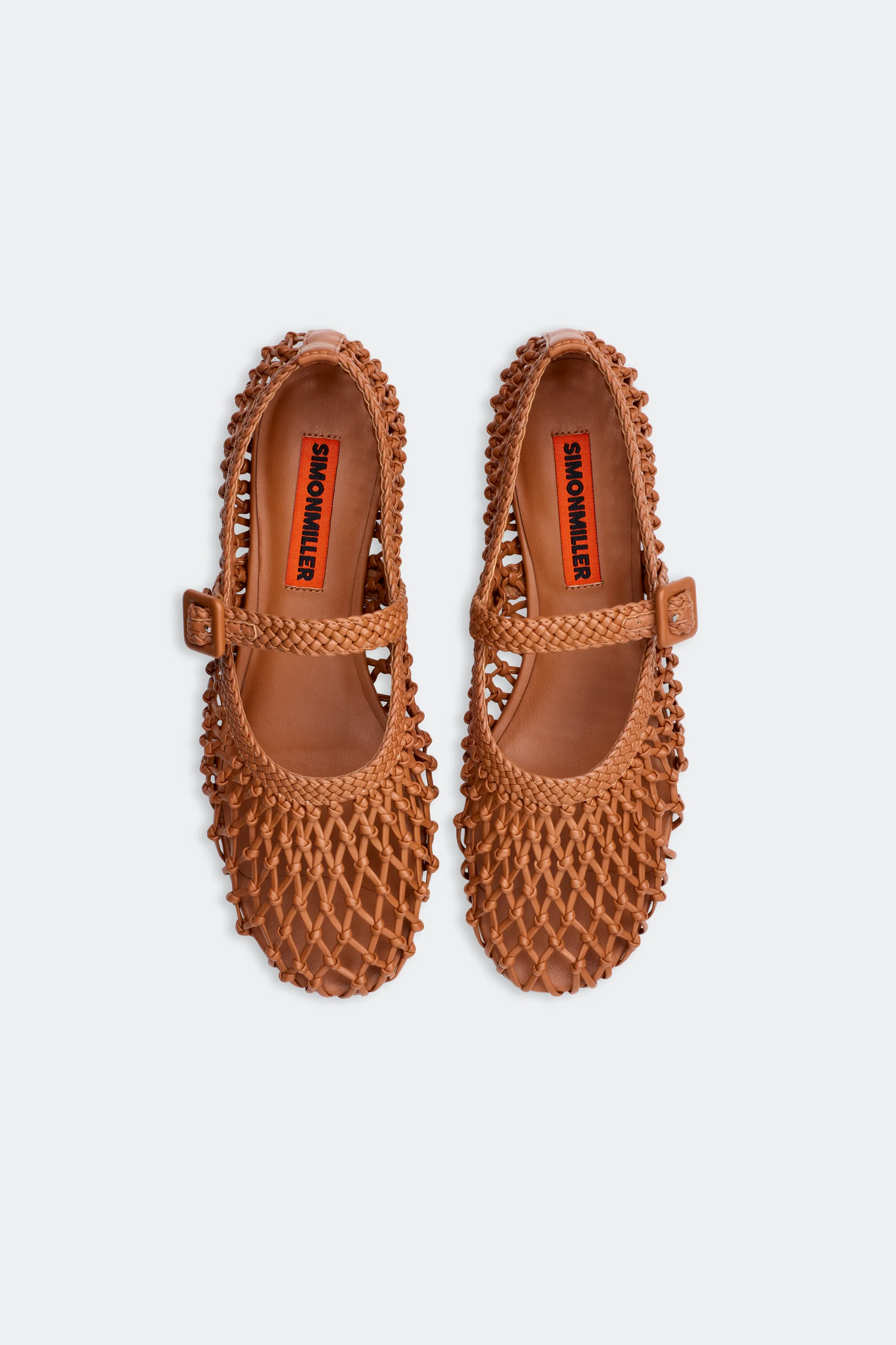 Knotted Riad Flat in Chestnut - Image 2