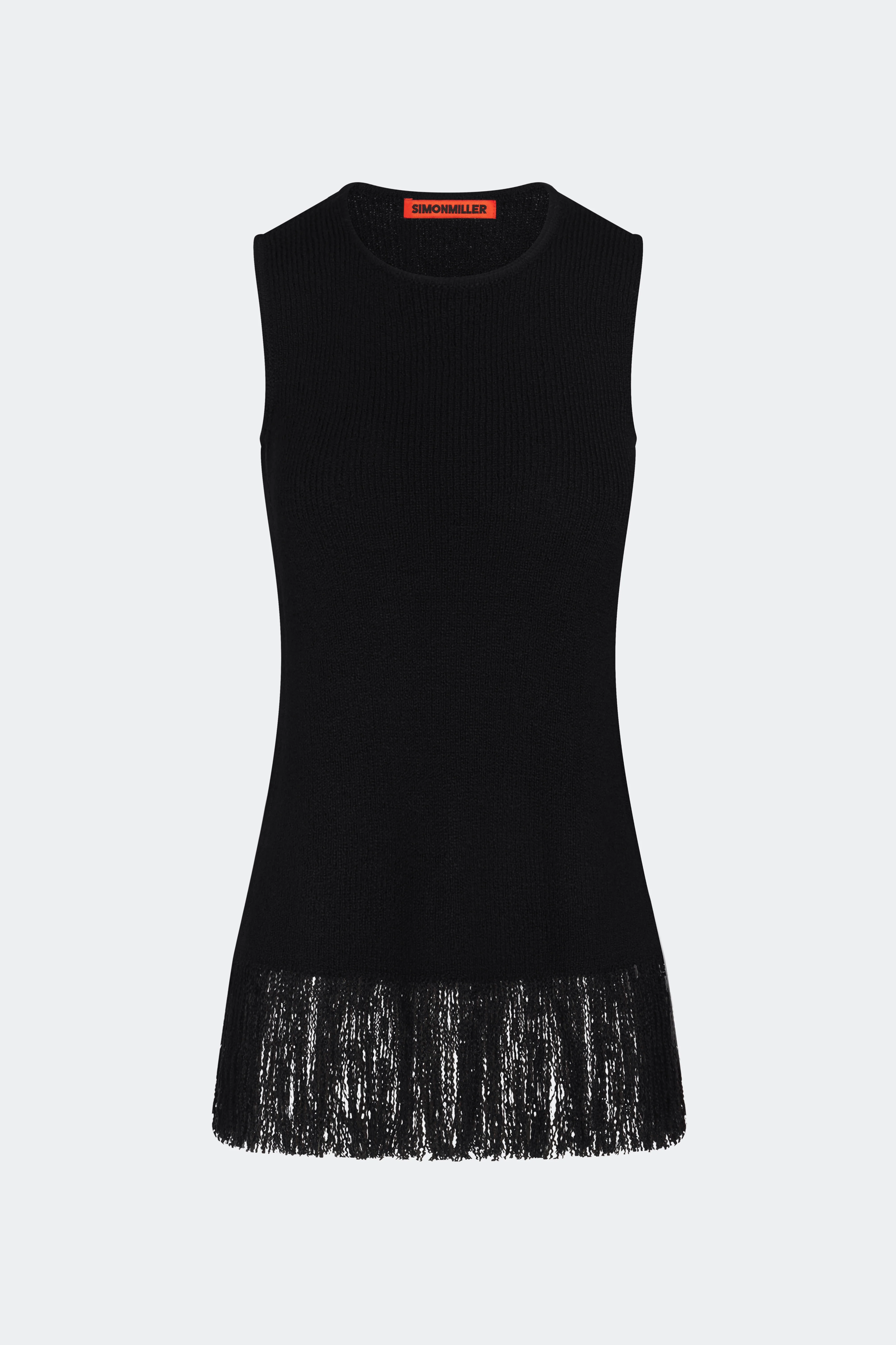 Lisel Knit Top In Black