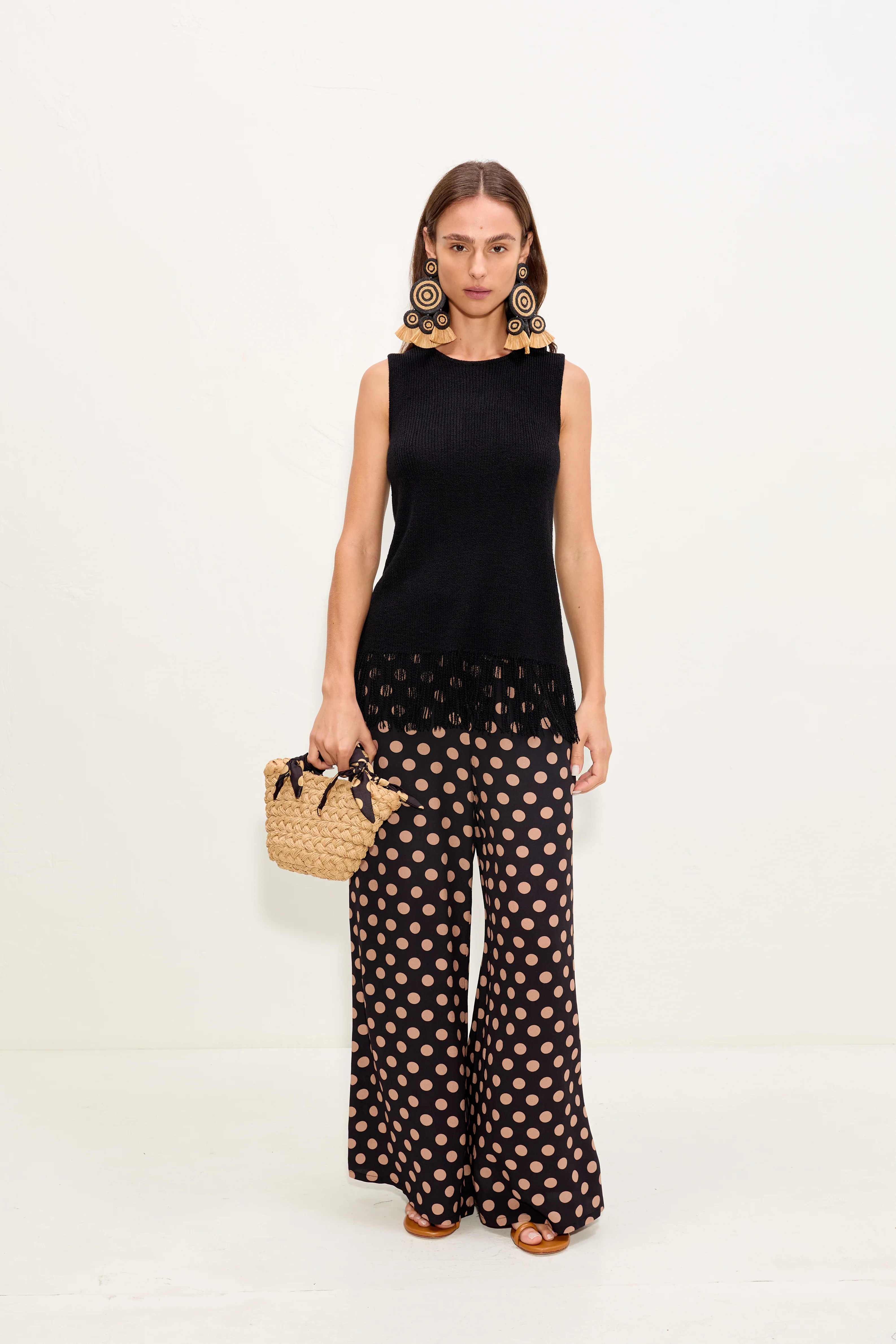 Lisel Knit Top In Black - Image 2