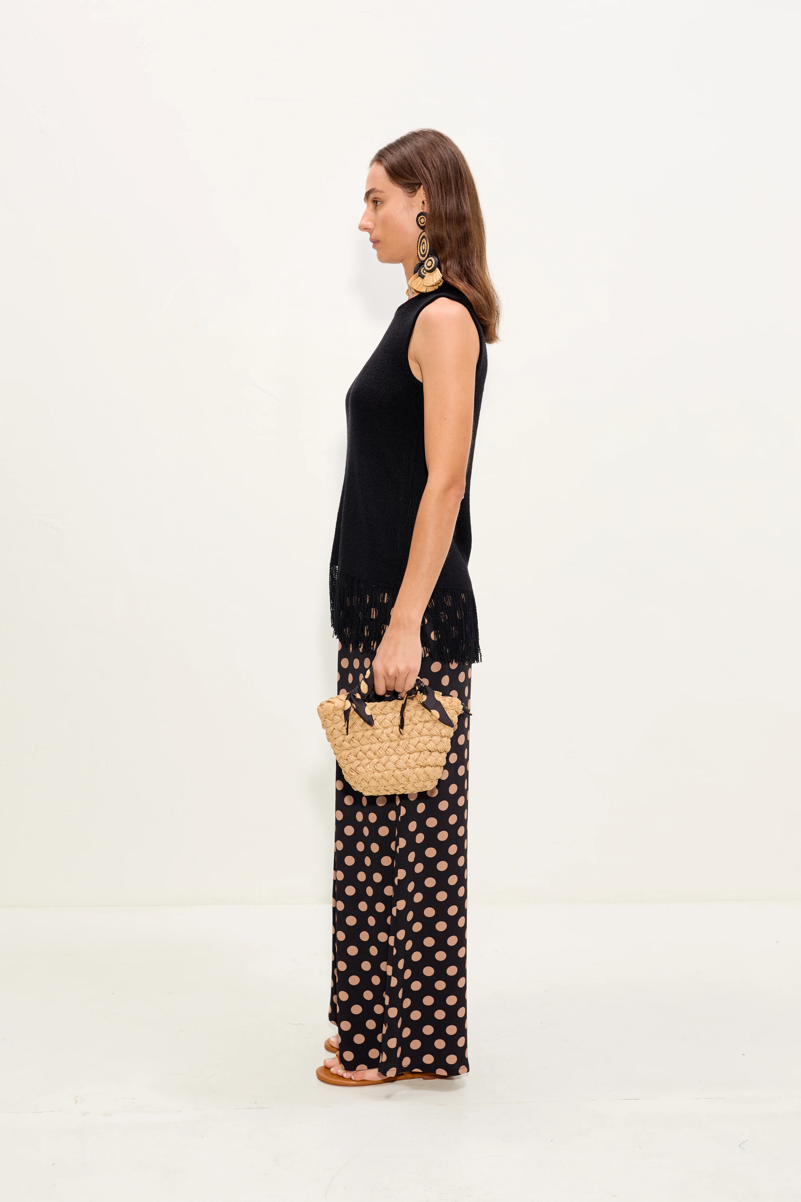Lisel Knit Top In Black - Image 3