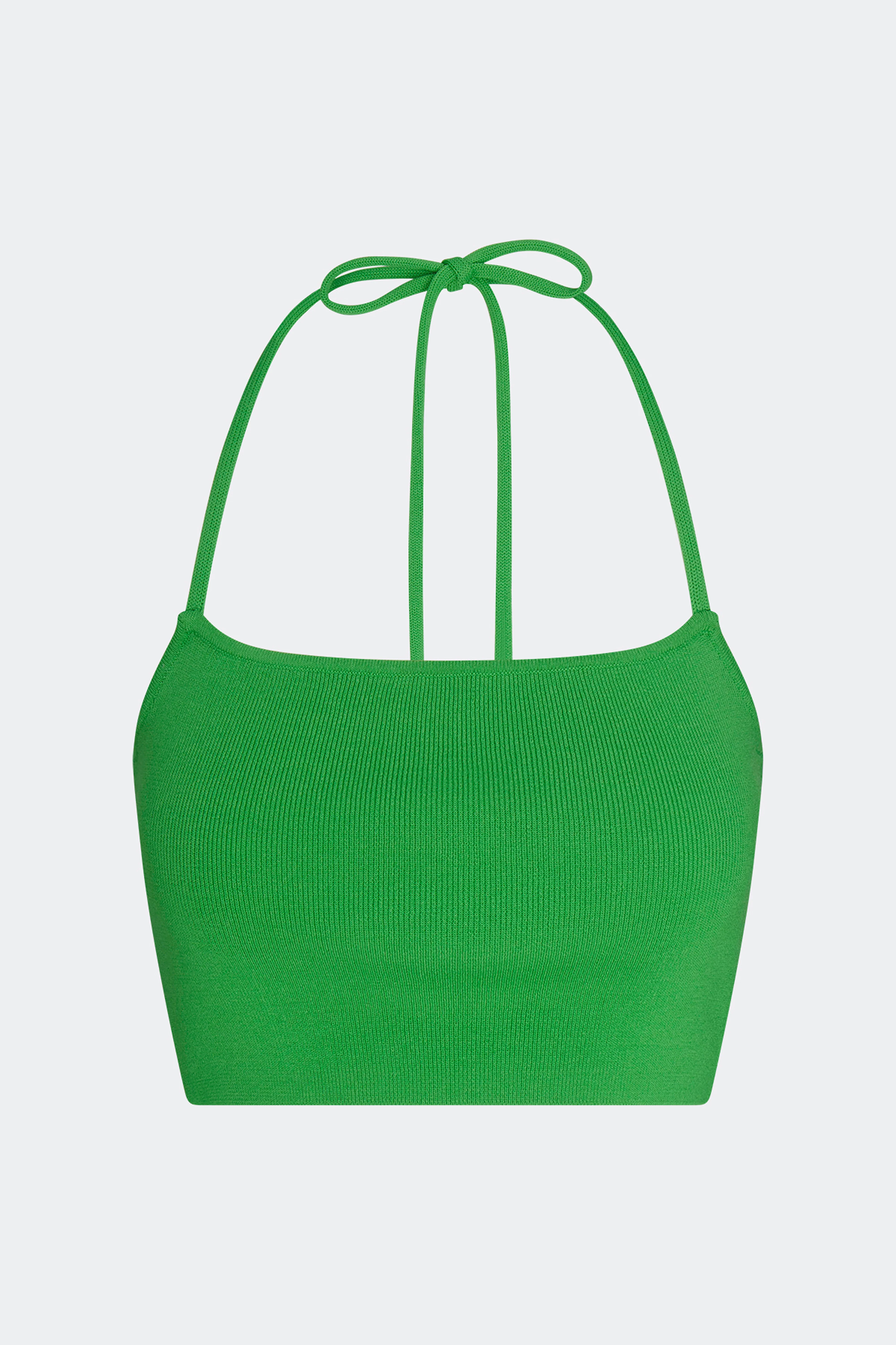 Monroe Knit Top In Grass Green