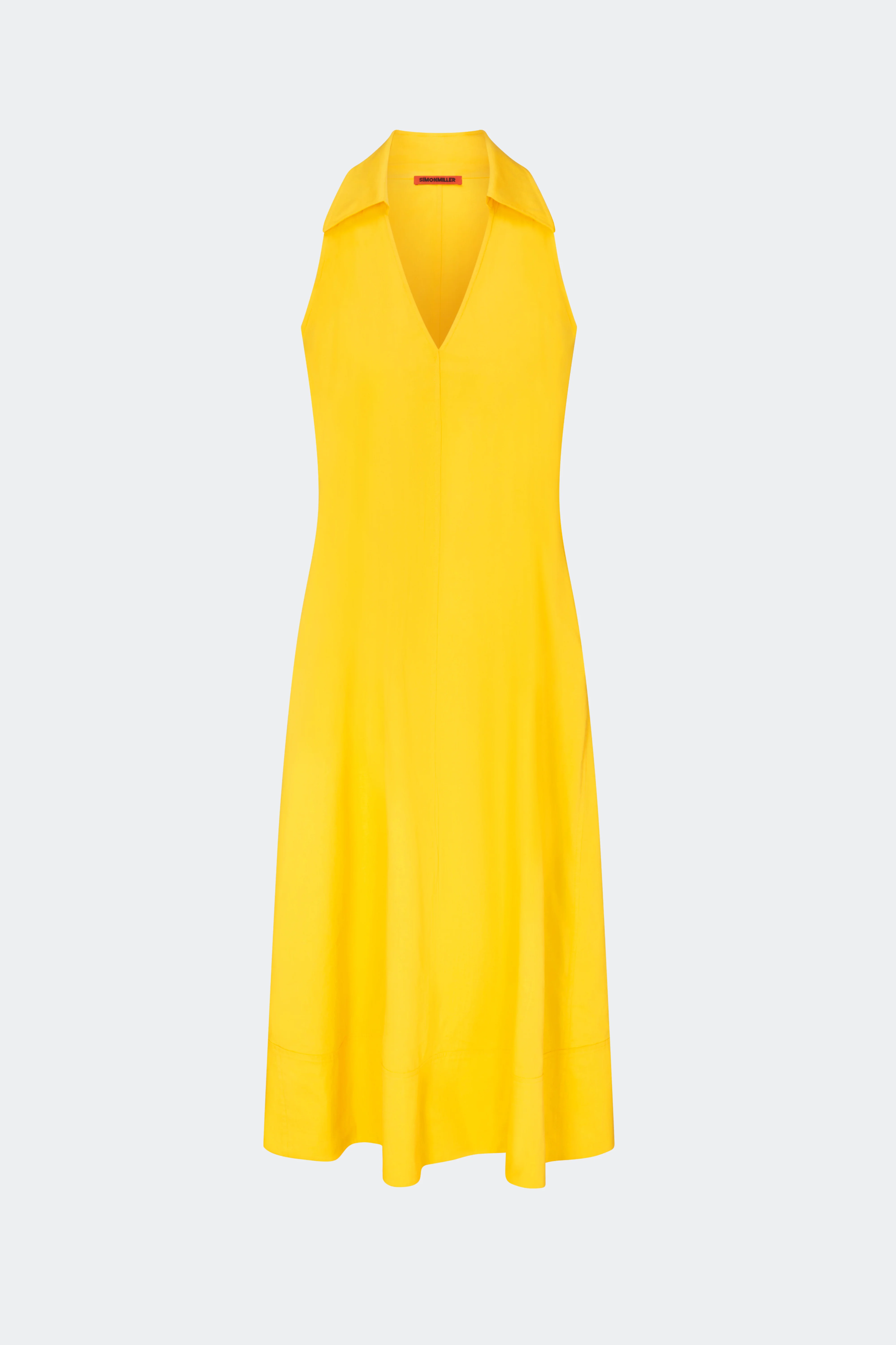 Nava Poplin Midi Dress in Sungold - Image 6