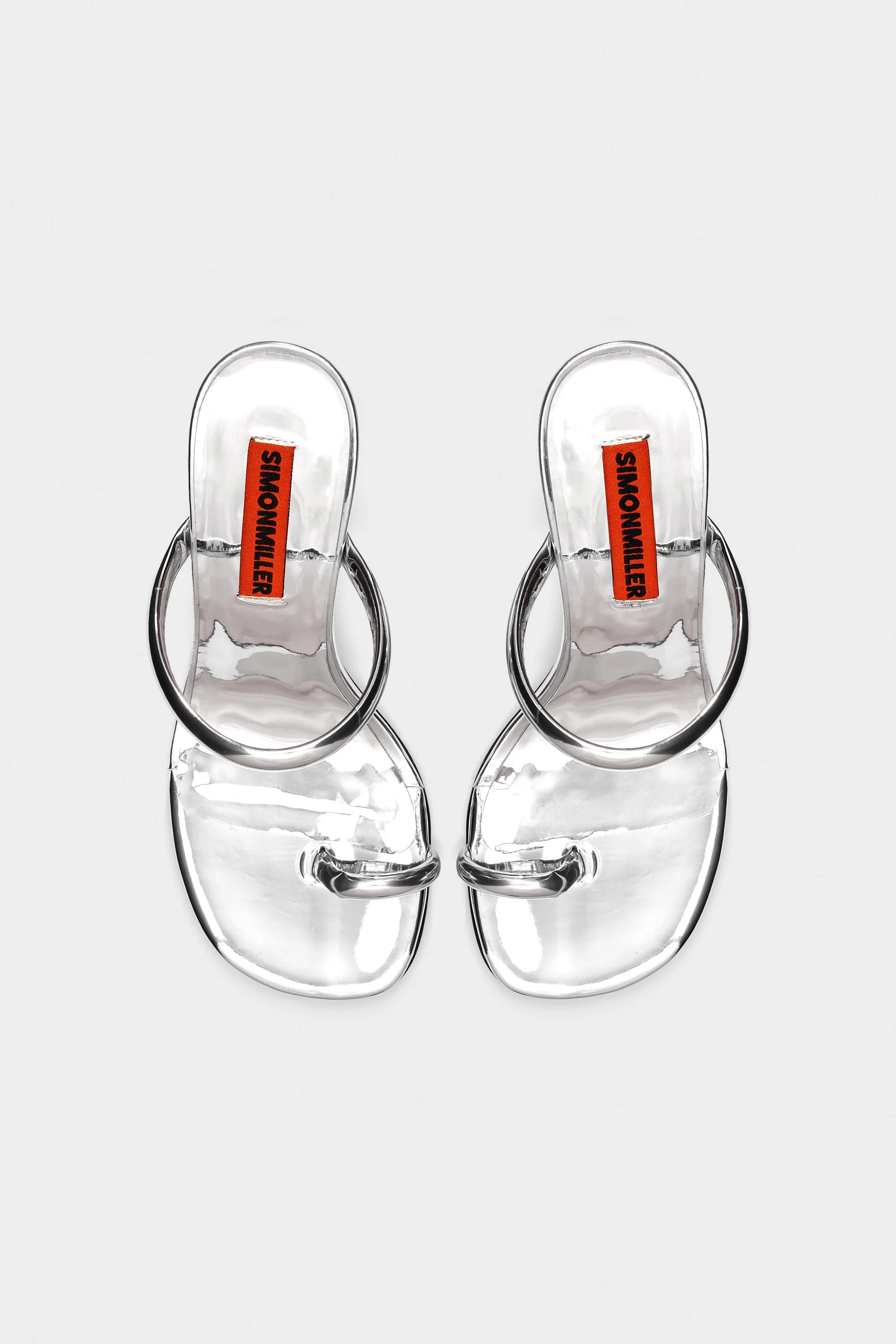 Pipe Heel In Silver - Image 2