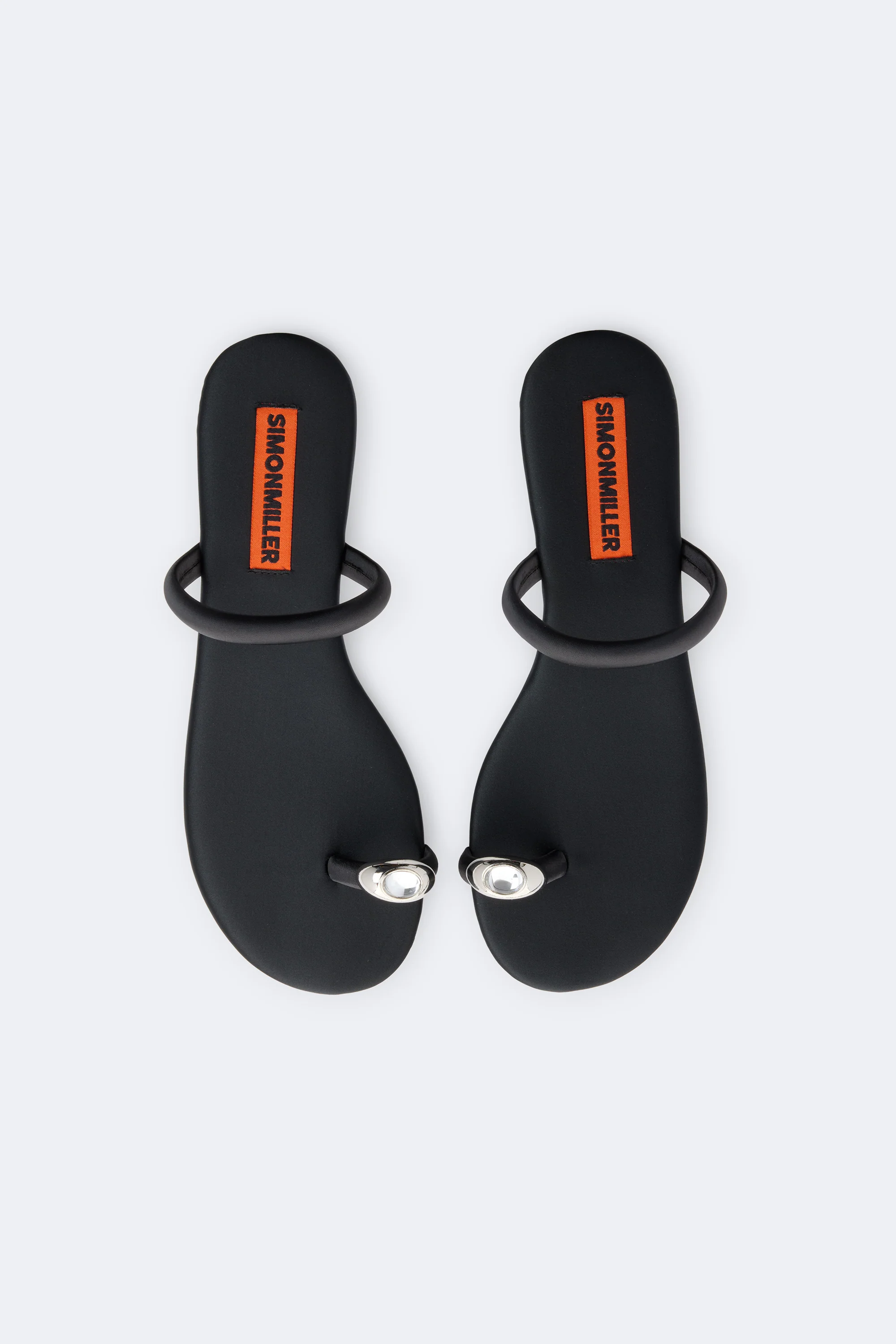 Pipe Sandal In Black/Clear - Image 2