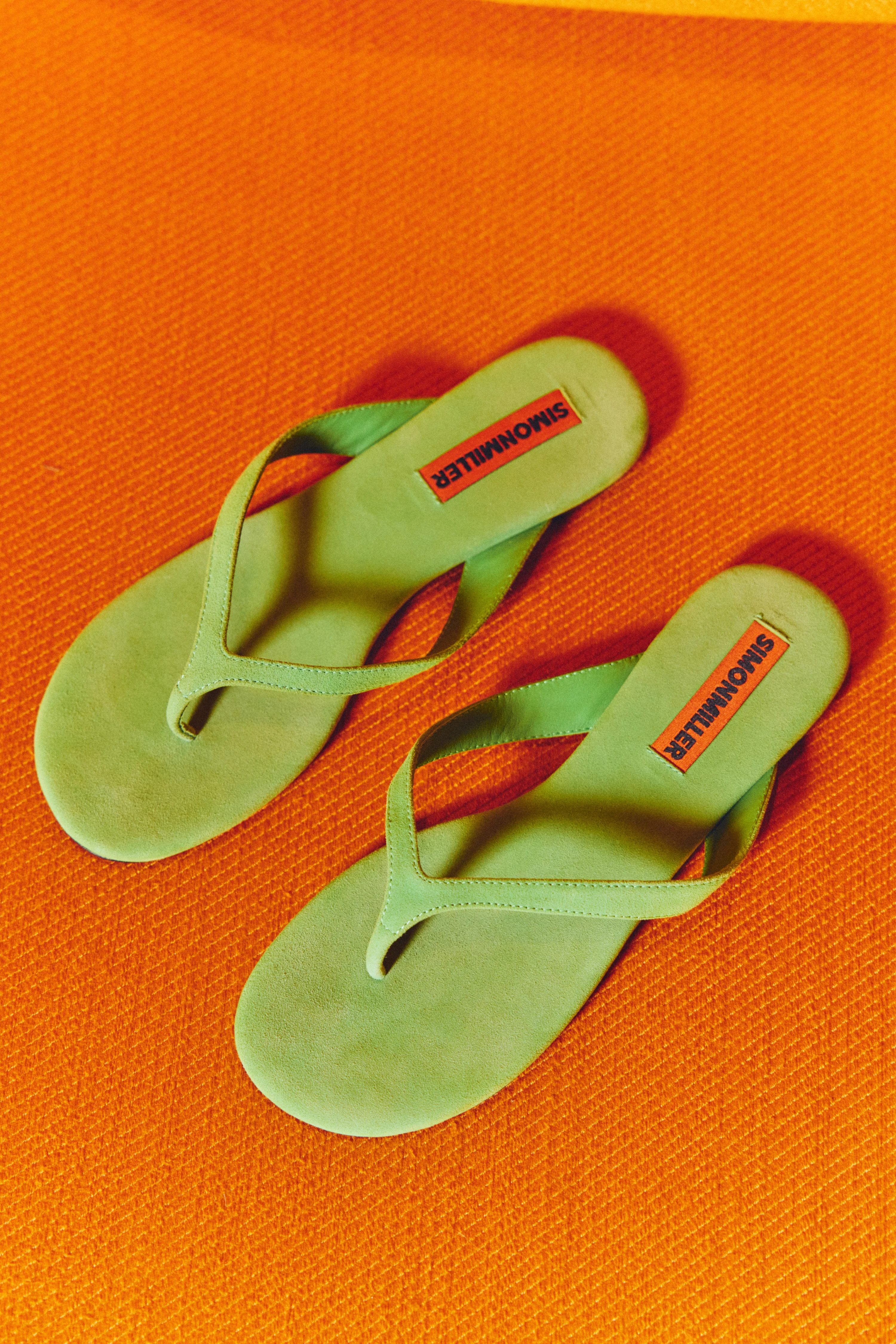 Riviera Thong Sandal In Matcha - Image 2