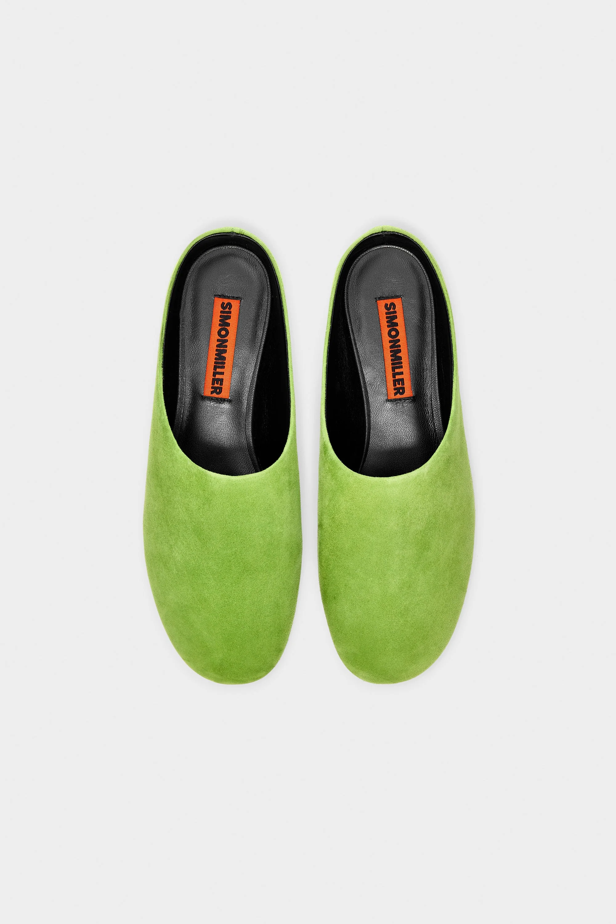Suede Riad Slipper In Matcha - Image 2