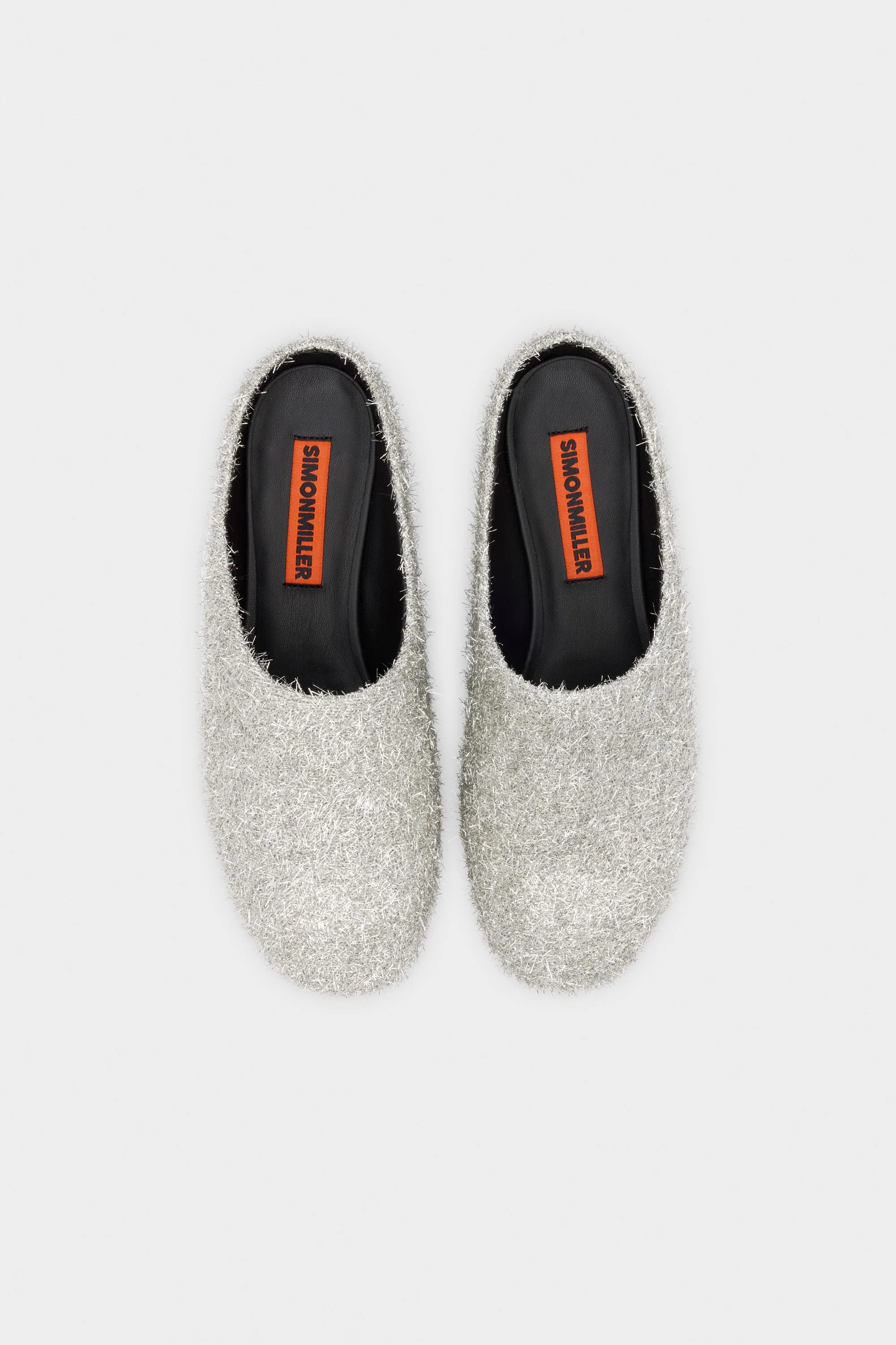 Tinsel Riad Slipper In Silver - Image 2
