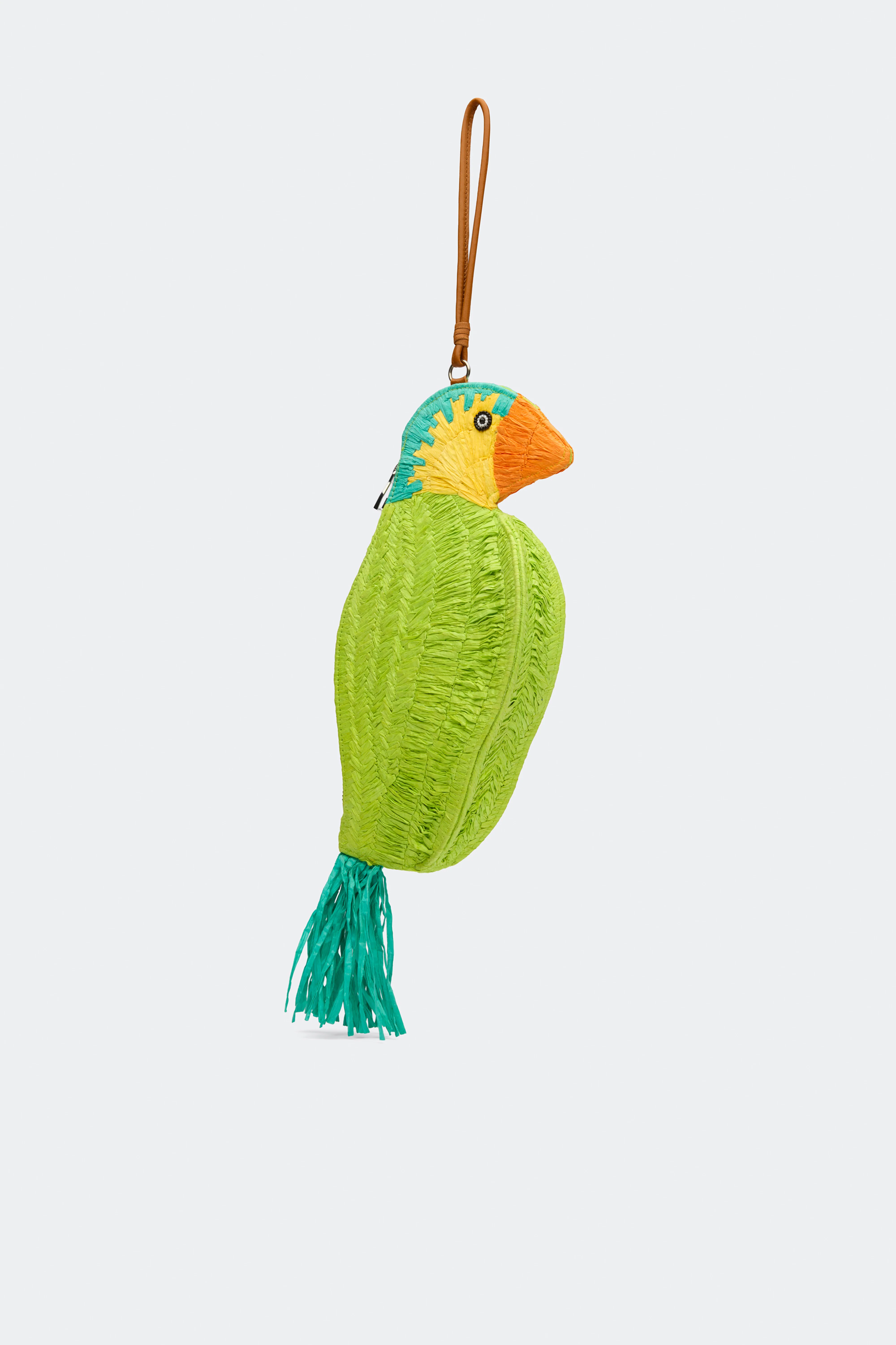 Tropical Bird Wristlet In Blue Multi - Image 3