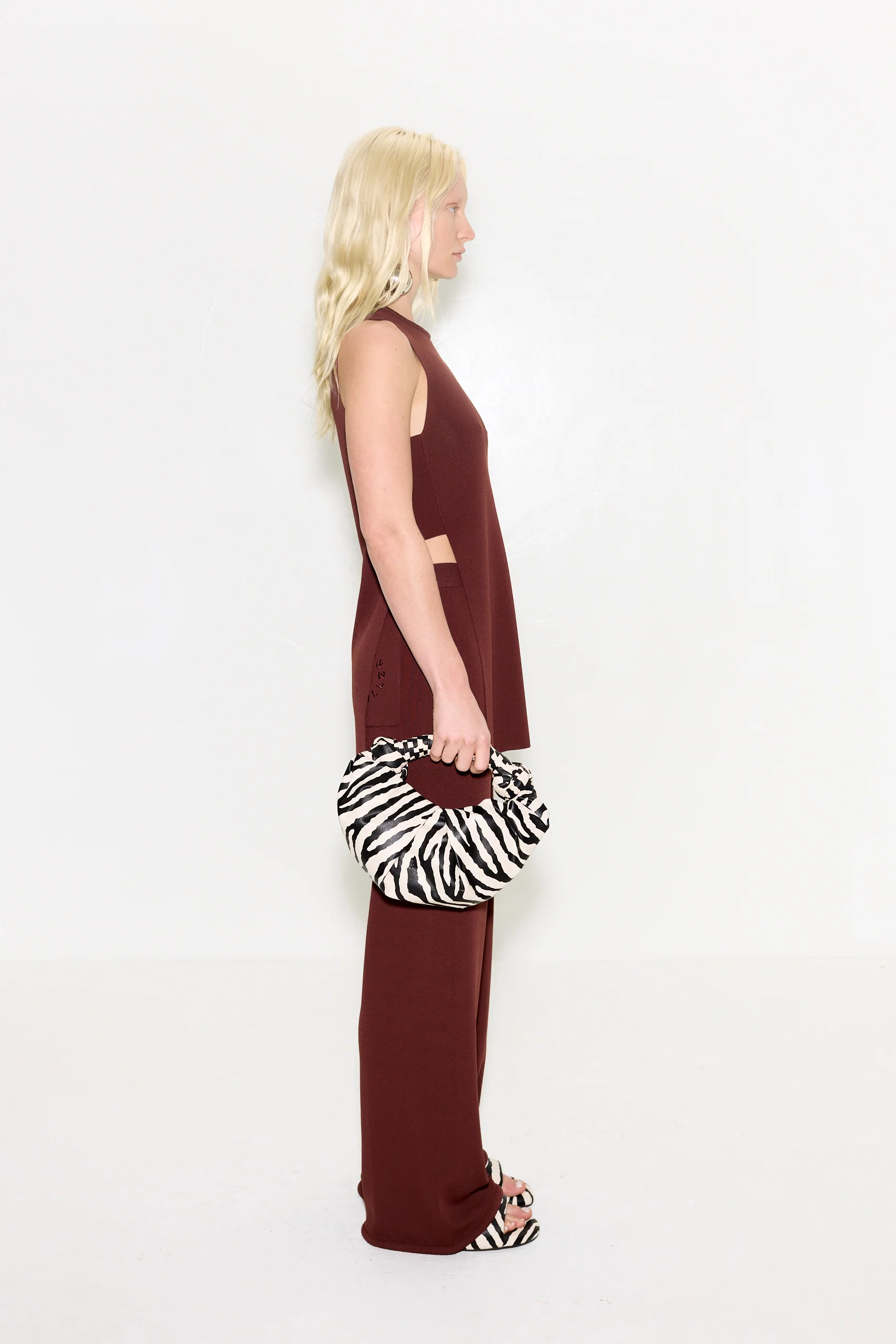 Knits By Canoga Top In Choco Brown - Image 3