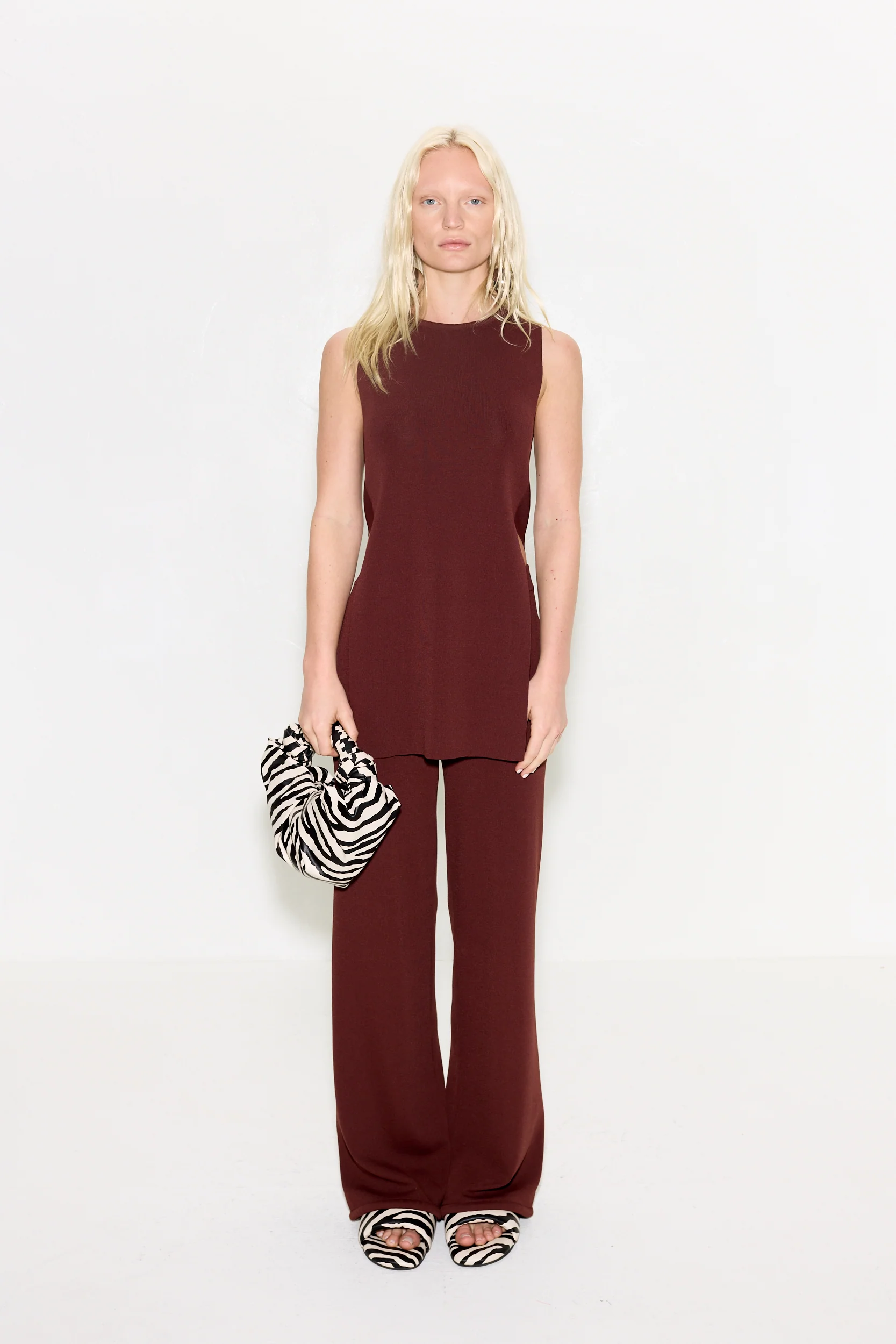 Knits By Canoga Top In Choco Brown - Image 5