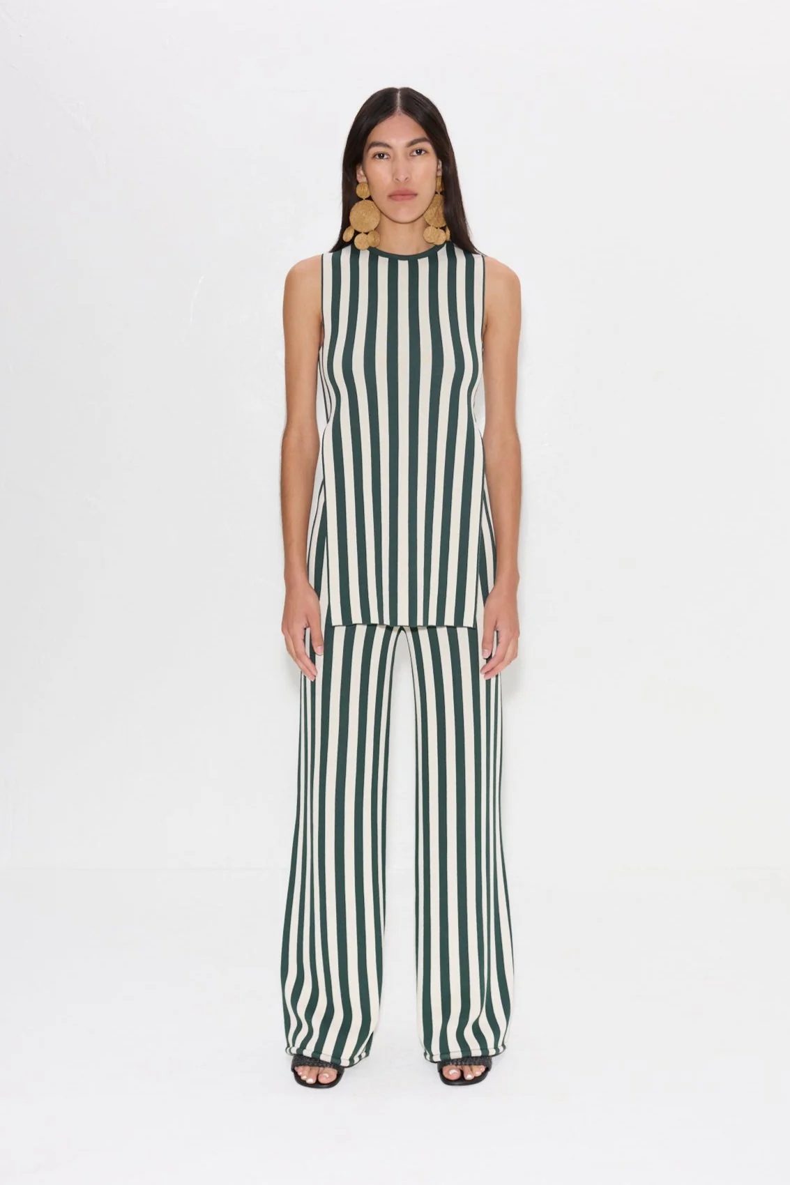 Knits By Canoga Top in Gummy Green/Ecru - Image 5
