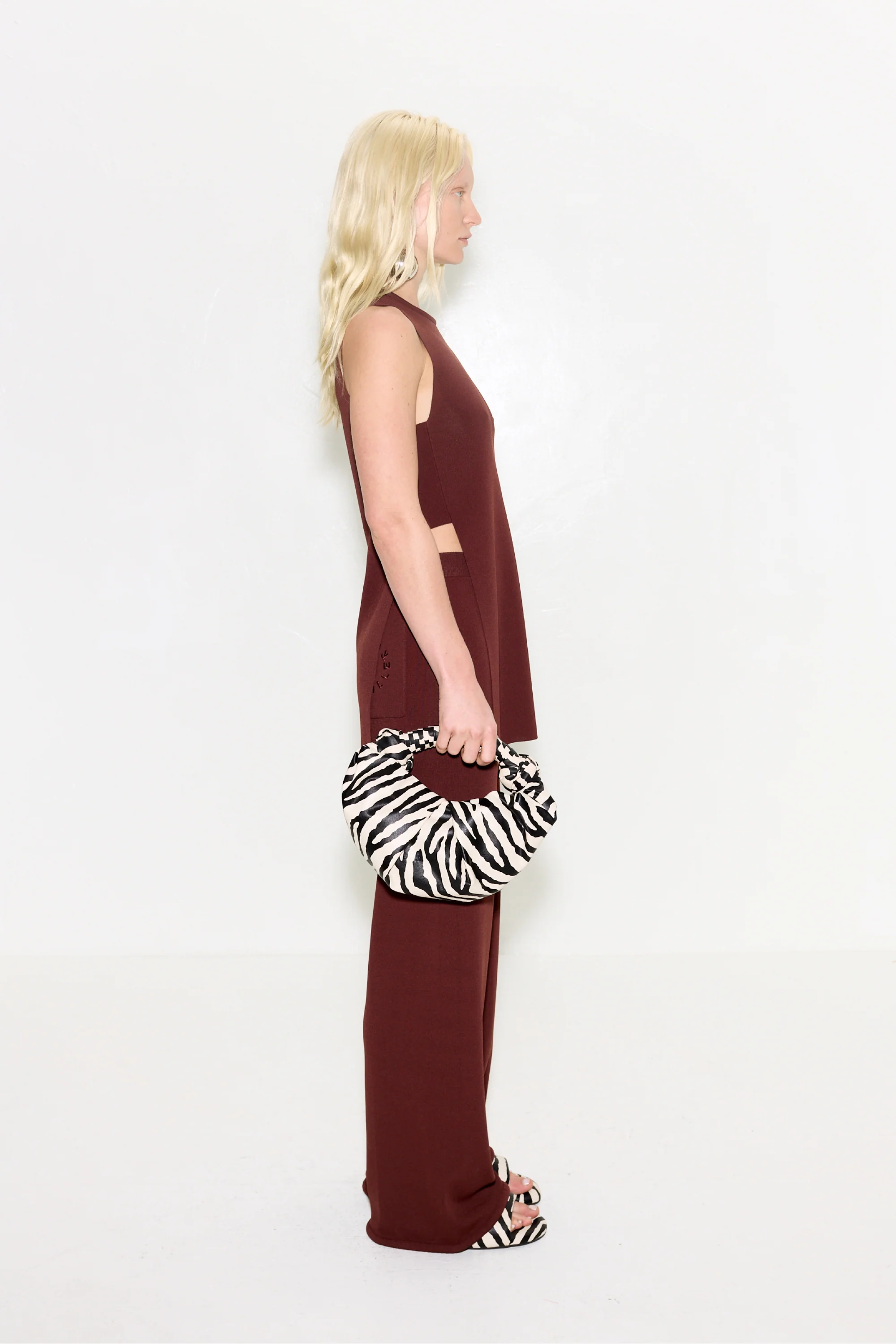 Knits By Jabber Pant In Choco Brown - Image 3