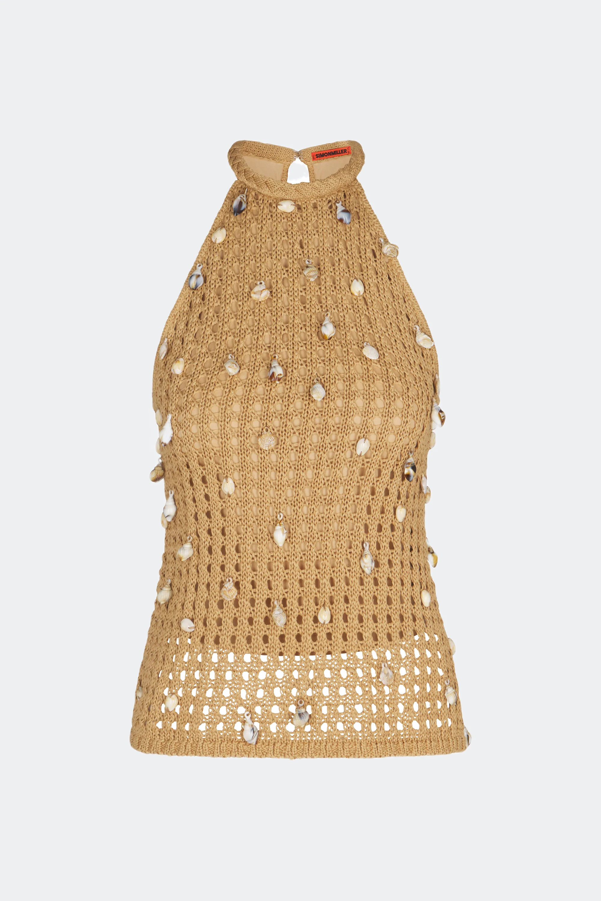 Bahi Crochet Top in Natural