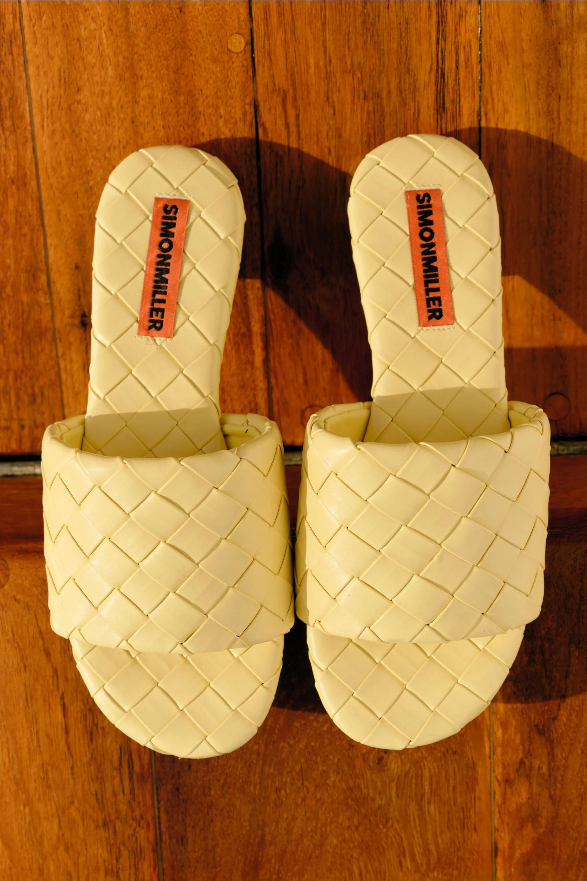 Woven Salerno Sandal in Butter - Image 2